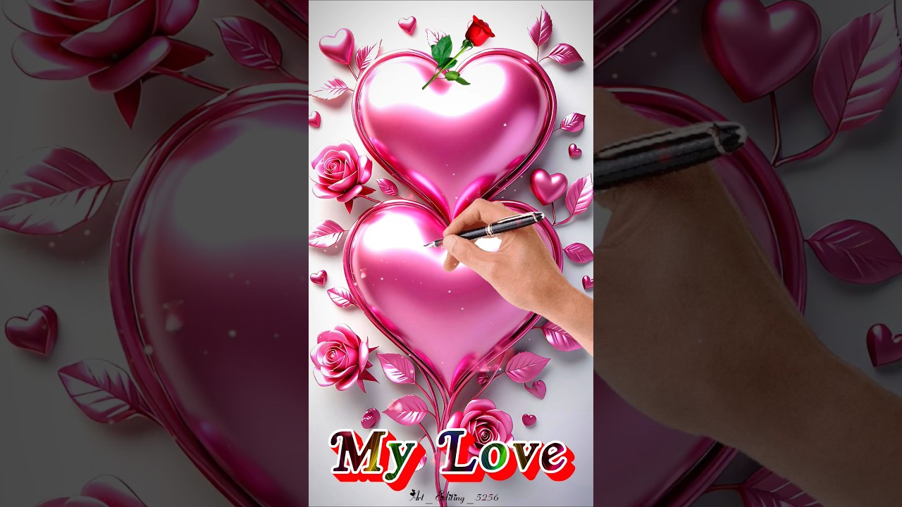 H❣️K Couple Name Art Status Video||Couple Romance Viral Video||