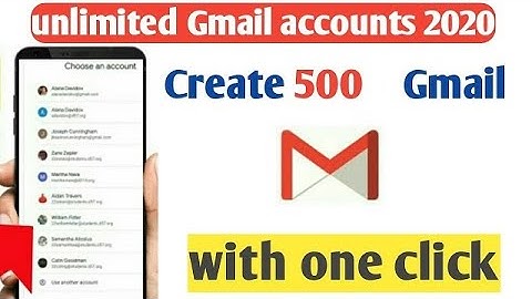 How to create 500 gmail account in One Click