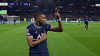 Mbappe Knee Slide Vs Rb Leipzig 4K Clip For Editz