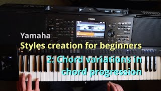 Yamaha Style creation 02: Chord variations