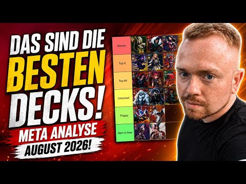 Das sind die BESTEN Decks! 🔥 Meta Analyse August 2026!