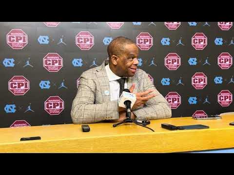 Video: Hubert Davis Post-NC Central Press Conference Video: Hubert Davis Post-NC Central Press Conference