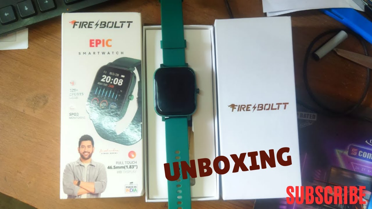 FIRE BOLT EPIC SMART WATCH UNBOXING ☺☺☺☺☺