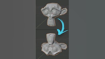 Blender how to flip object #blender #tutorial #cgian
