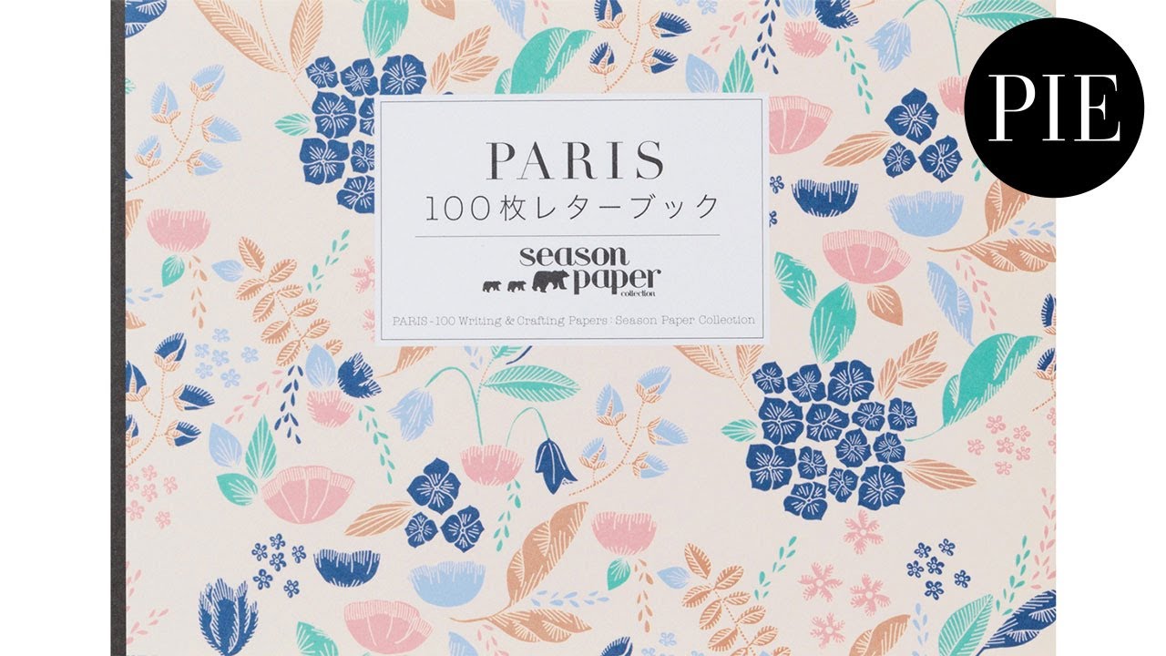 PARIS 100枚レターブック Season Paper Collection | PIE International