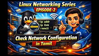 🔥 Linux Networking Series Ep‑2: Check Network Configuration in Tamil | TechDose IT Tamil 🔥