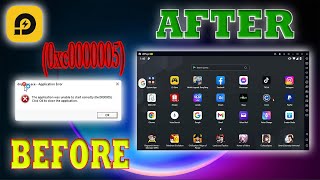 How To Fix (0xc0000005) error code | Failed To Load or Stuck 50% 54% 94% | LDPlayer Android Emulator