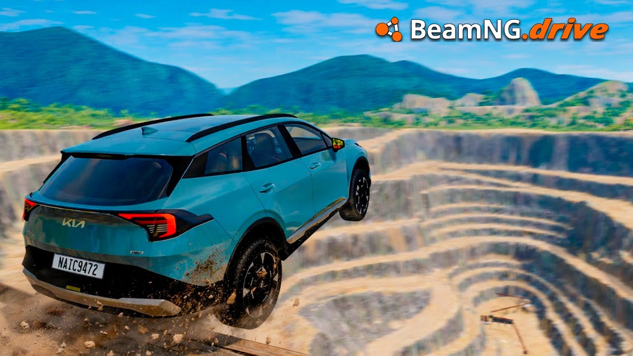 ¡Saltos EXTREMOS en CAMIONETAS! | BeamNG.drive