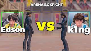 PEGOU FOGO!🔥 K1ng vs Edson Malado 1v1 Arena Boxfights | Brasil X Argentina (Completo)