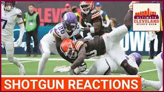 INSTANT REACTIONS to Dillon Gabriel's 1st NFL start & the Browns losing to Minnesota in London
