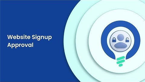 Website Signup Approval | Login Access Control for Odoo