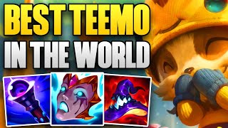 BEST TEEMO IN THE WORLD FULL GAMEPLAY! | CHALLENGER TEEMO TOP GAMEPLAY | Patch 13.23 S13