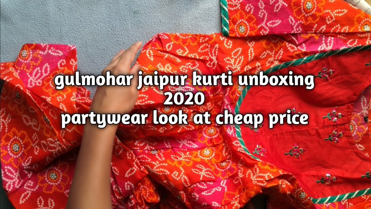gulmohar jaipur kurti haul \u0026 reviews 