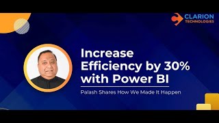 Leadership Video - The power of data - Increase Efficiency by 30% with Power BI I Palash Bharadwaj