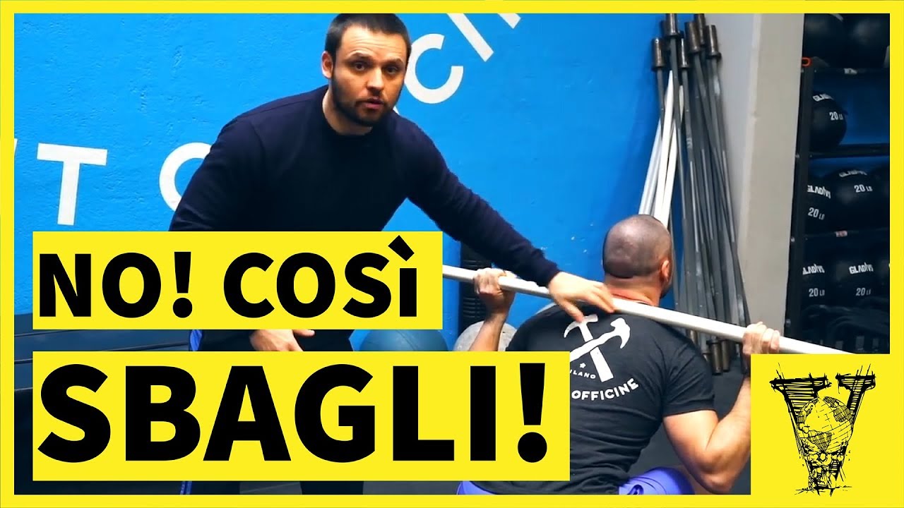 Errori nello squat