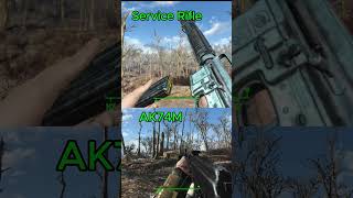 Fallout 4 Mods Weapons Showcase Service Rifle And Ak74M