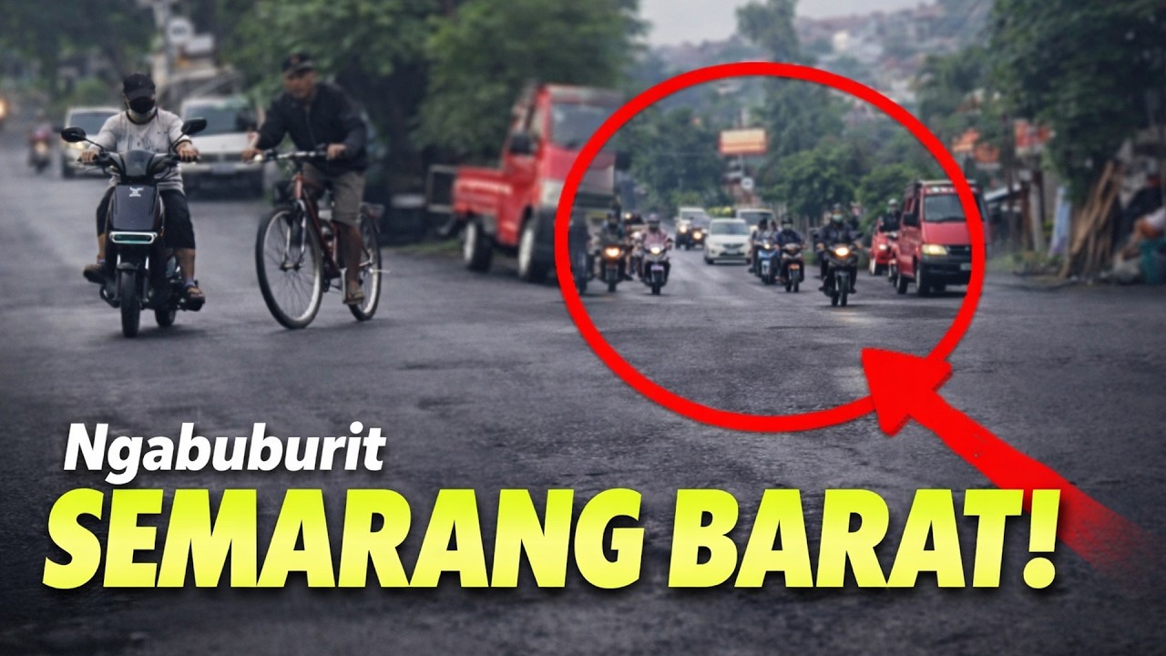 motovlog dadakan ngabuburit keliling semarang barat