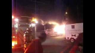 Car catches on fire - Pembroke Pines