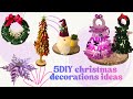 5 diy Christmas ideas🎄| Cute X- mas Decor ideas🎀| Aesthetic Home decor ideas✨