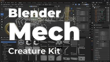 Mechanical Creature Kit in Blender