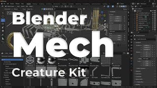 Mechanical Creature Kit in Blender
