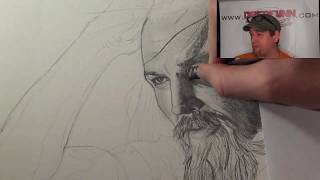 Ryan Hurst as Opie SOA A Dredfunn Mechanical Pencil Portrait