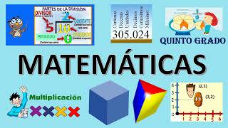 QUINTO GRADO DE PRIMARIA, LO QUE DEBES APRENDER EN LA ASIGNATURA DE MATEMÁTICAS (primera parte)