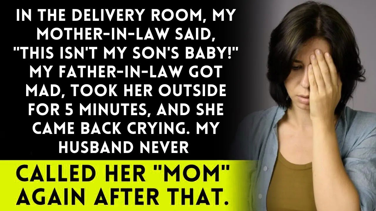 MIL Said in Delivery Room   'This Can't Be My Son's Baby!'   Father in law Got Angry and Took H