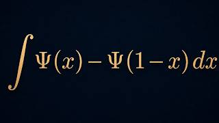 Monster integral of digamma function. Can you solve