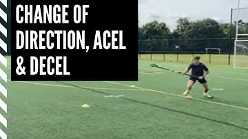 Lacrosse Speed and Agility: Change of Direction, Acceleration and Decel