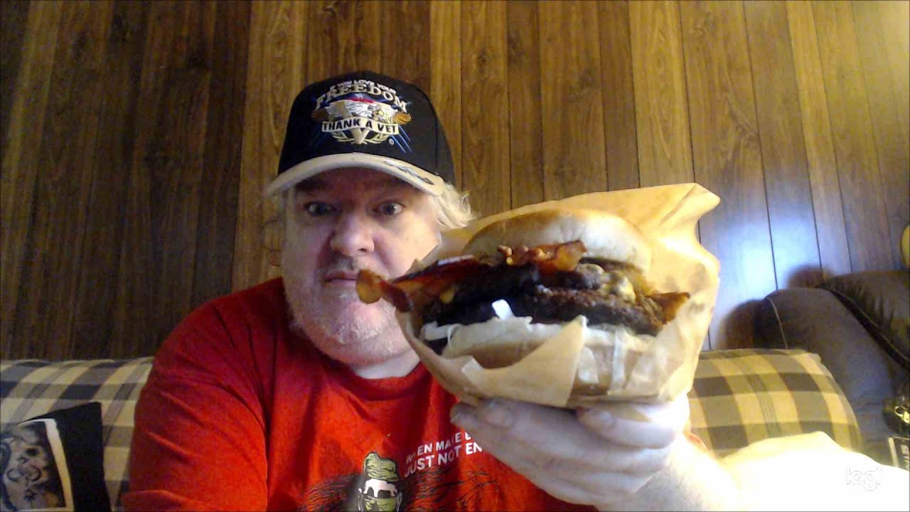 Buffalo Wild Wings Cheese Curd Bacon Double Burger YouTube