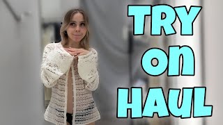 [4K] Transparent Try On Haul | Transparent Vest L At The Mall | No Bra