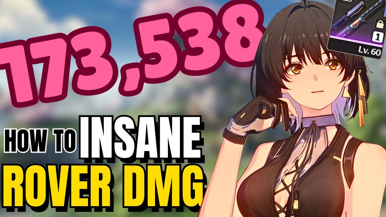 How To DAMAGE SHOWCASE (Rover Liberation Damage) | Wuthering Waves