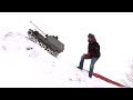 GIANT TANK DESTROYER HiLL CLIMB in SNOW 1:6 240 lbs  All Metal Armortek ELEFANT | RC ADVENTURES