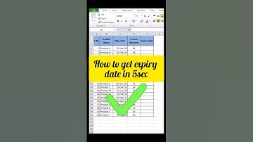 Excel mai expiry date naikle asan tarike se 😱 #shorts #shortvideo #shortsfeed #excel #microsoft