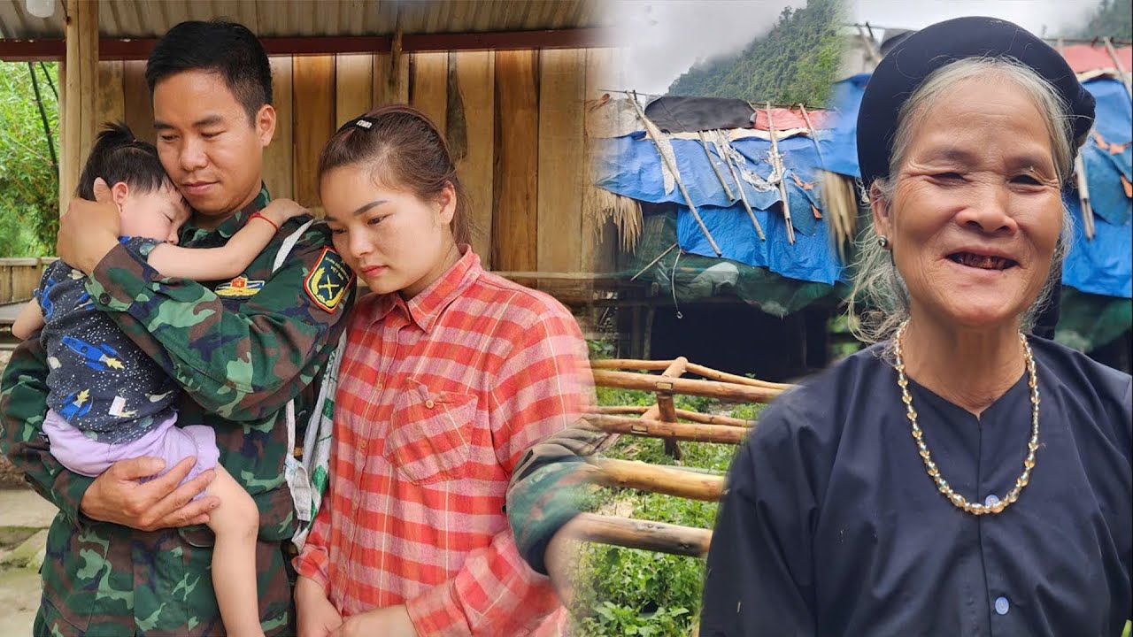 17-year-old girl cooks and sells five-color sticky rice, a highland dish. Cuisine and family love