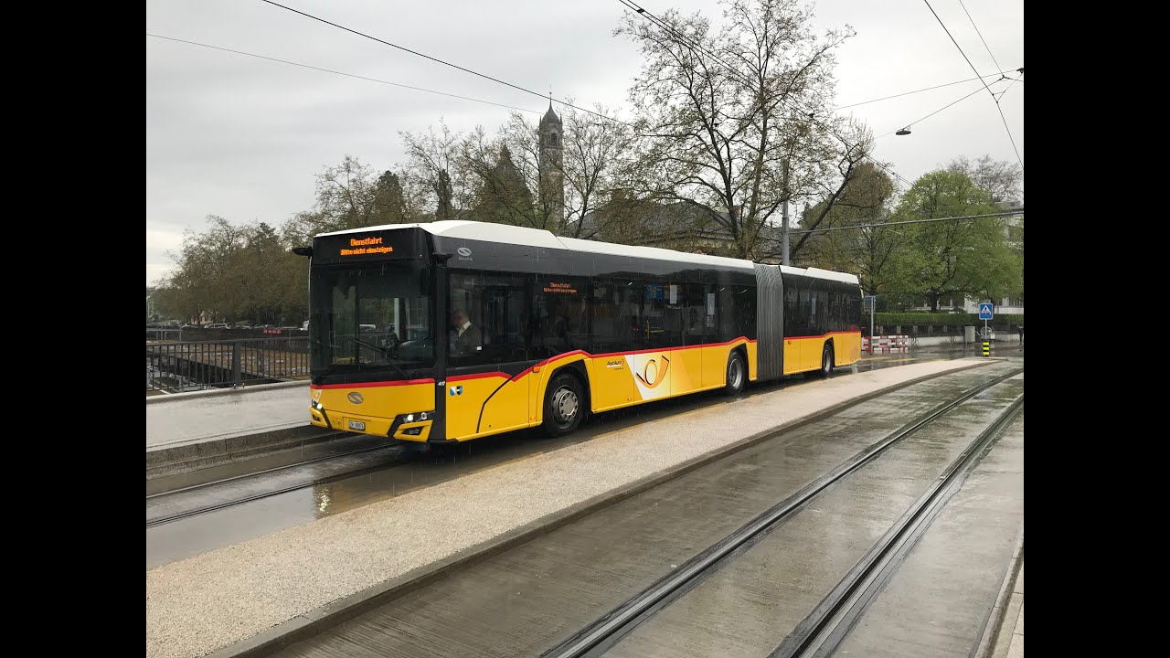 Postauto Schweiz Zürich Route 200 Bahnhof Enge/Bederstr to Affoltern a.A. Bahnhof (Original Video)