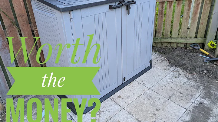Keter Store It Out Nova Outdoor Garden Furniture Storage Shed - worth it? #ad