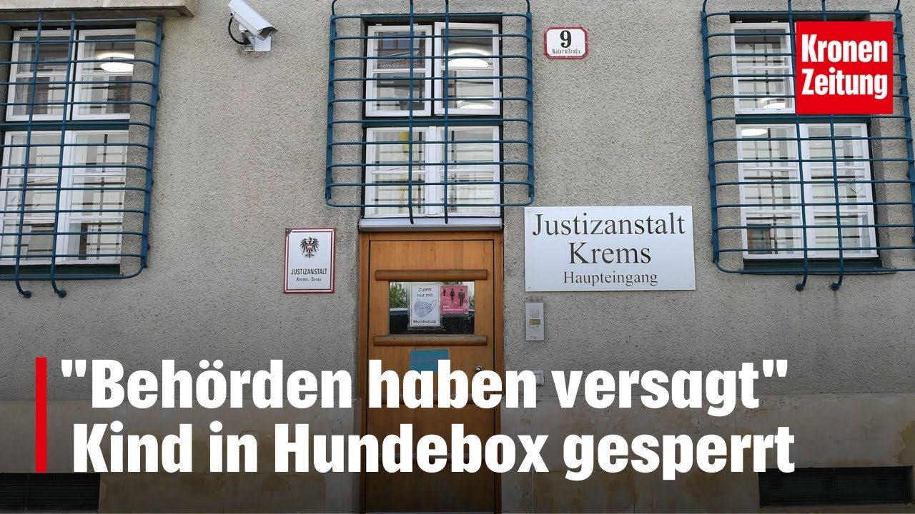 "Behörden haben versagt" - Kind in NÖ in Hundebox gesperrt | krone.tv NEWS