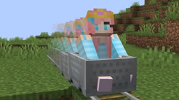 Making Minecarts Go Faster With Command Blocks