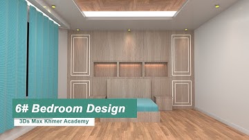 3Ds Max 2021 + V-ray 5  Tutorial [  Bedroom Design ] By youtith