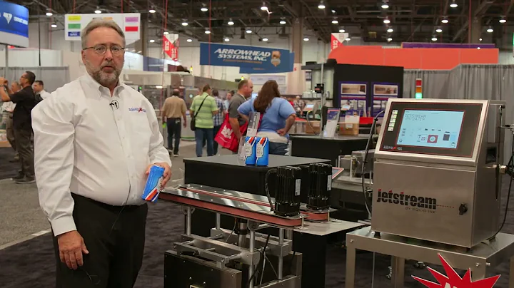 Squid Ink's JetStream CIJ Printing System on display at Pack Expo 2019