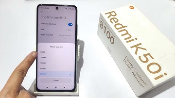 how to set one time data limit in hotspot in Redmi k50i | redmik40 me hotspot data limit kaise kare