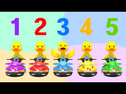 Lime&amp;#39;s Five Little Ducks <strong>Car</strong> <strong>Song</strong> | Super Lime And Toys Nursery Rhymes &amp;amp; Kids Songs