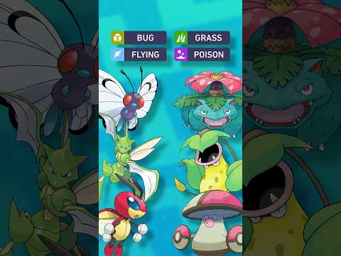 The Most Common Type Combinations in Pokemon #pokemon