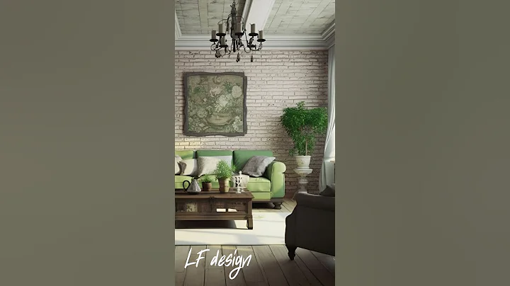 Living room interior design  Vintage style/ Wohnzimmer Interior Vintage Style