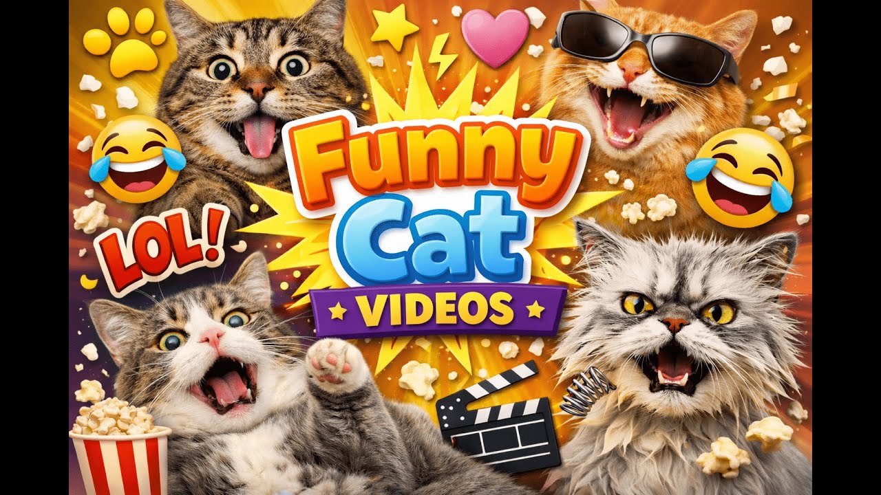 Funny Cat Videos 😂 | Try Not to Laugh – Funniest Cats Compilation - YouTube