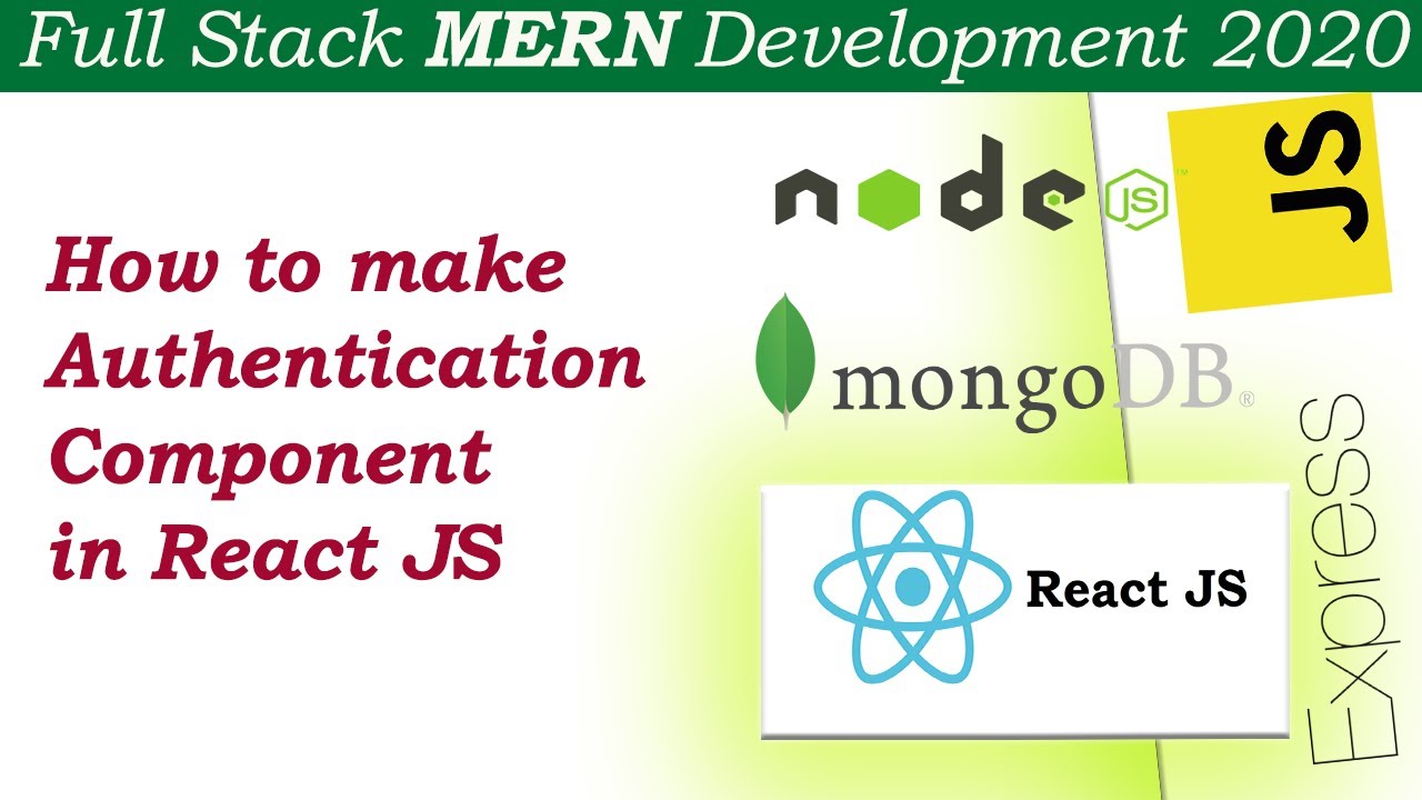 React Authentication | MERN Development (Mongo db, Express, React, Node ...
