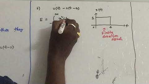 Signals & Systems - Energy & Power of Continuous time signals - working examples-1