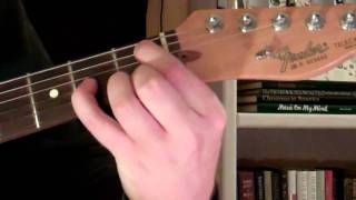 How To Play the Bbmaj9 Chord On Guitar (B flat major ninth) 9th
